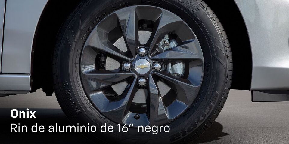 Accesorios Originales Chevrolet® Onix Rin de aluminio de 16" Negro