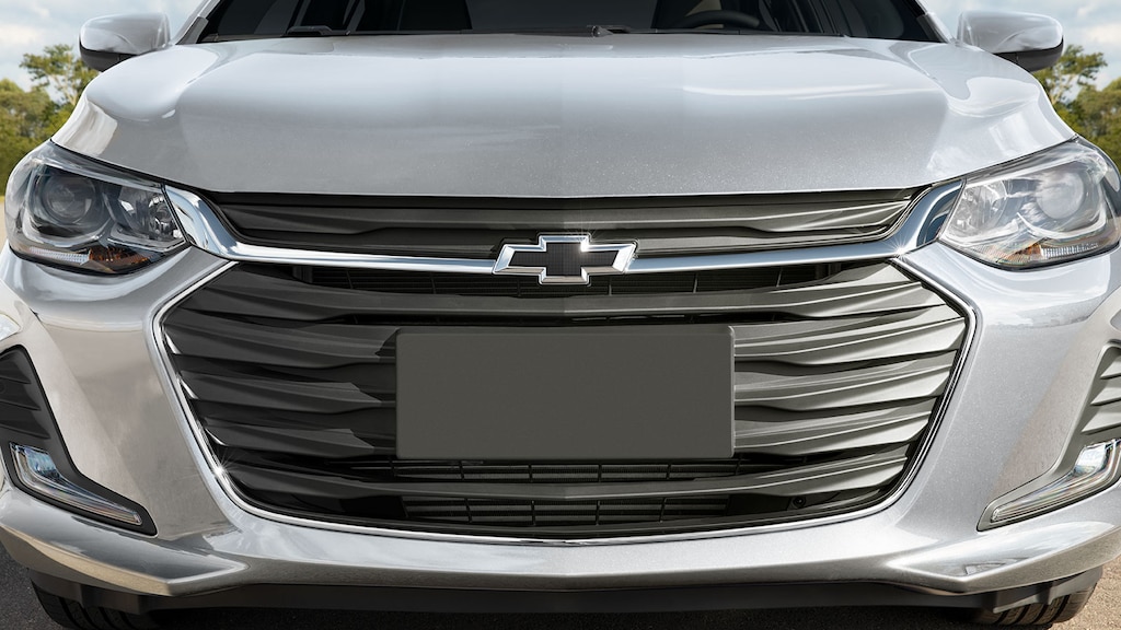 Emblema frontal negro, accesorio exterior para Chevrolet Onix 2024, sedán deportivo