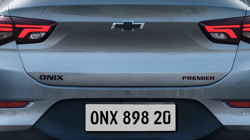 Emblema trasero negro, accesorio exterior para Chevrolet Onix 2024, sedán deportivo