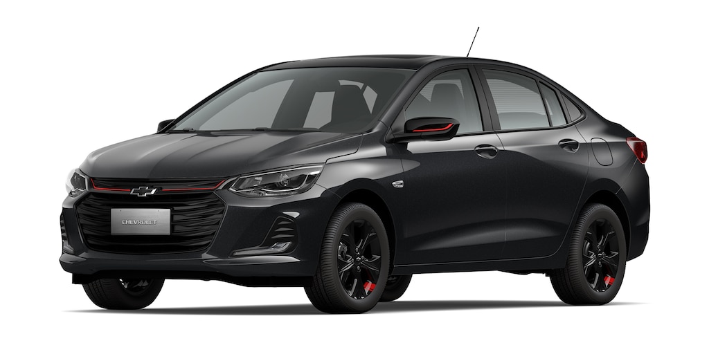 Chevrolet Onix 2024, sedán deportivo en color negro